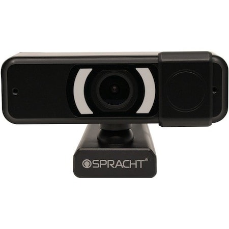 Spracht Webcam, w/Microphone/Lens Cover, 1920x1080 Video, HD, BlK SPTCCUSB1080P